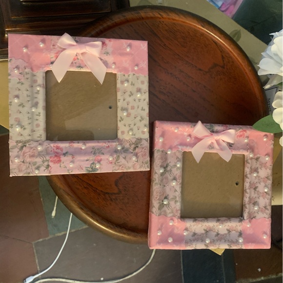 Shabby Chic Upcycled Picture Frames-3”x3” - Picture 2 of 6